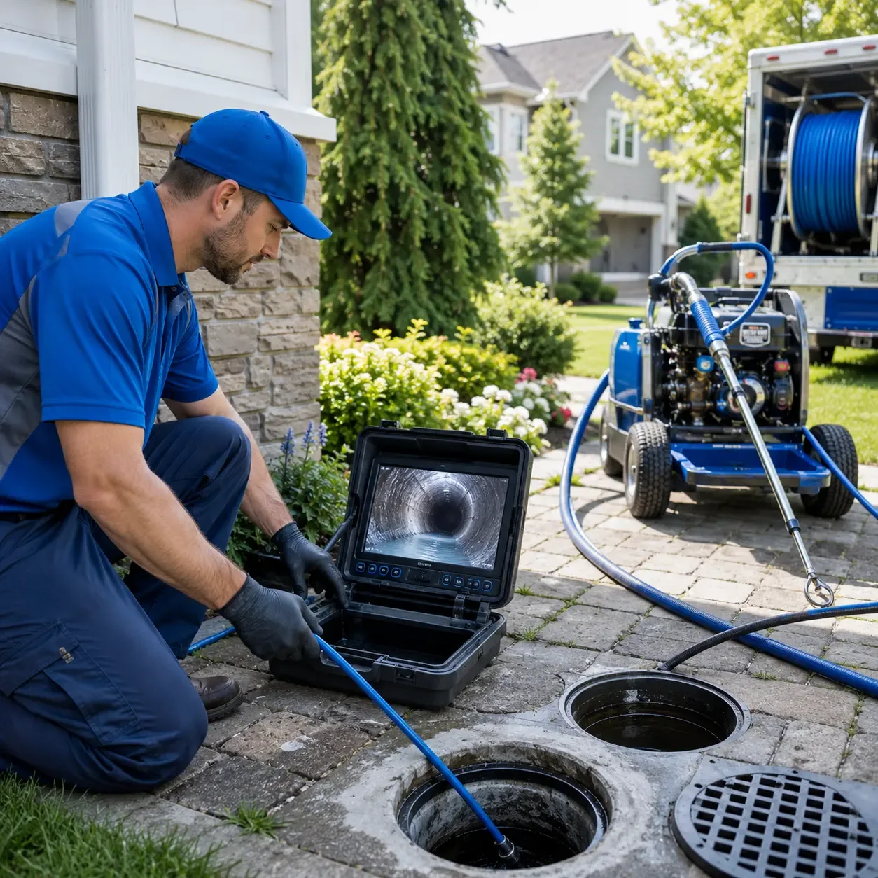 Outdoor drain cleaning professionals serving Kittanning, PA